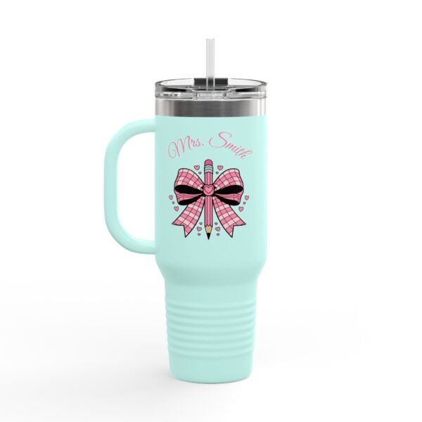Personalized Teacher Tumbler, Insulated Travel Mug for Teachers - Image 24
