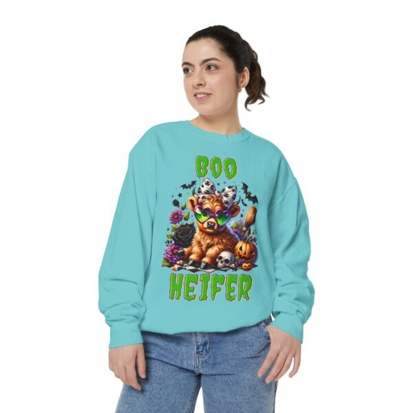 Highland Cow Halloween Sweatshirt, Boo Heifer Comfort Colors sweatshirt - Image 22