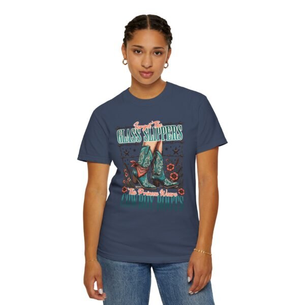 Princess Wears Cowboy Boots Unisex T-Shirt, Forget Glass Slippers Tee, Comfort Colors Shirt, Western Princess Top, Gift for Cowgirl - Image 52