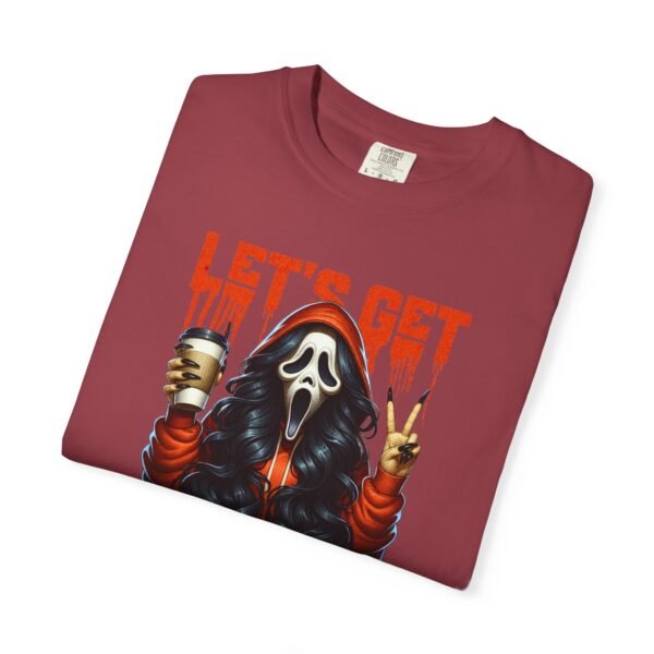 Let's Get Spooky Halloween Girl Comfort Colors T-Shirt, Coffee Lover Tee, Unisex Garment-Dyed Shirt - Image 86