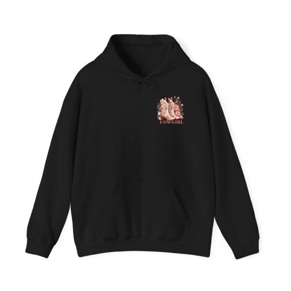 Cowgirl Boots & Blush Unisex Hoodie, Western Theme Sweatshirt, Rodeo Cowgirl Gift, Country Style Pullover, Ranch Apparel, Southern Fashion - Image 16