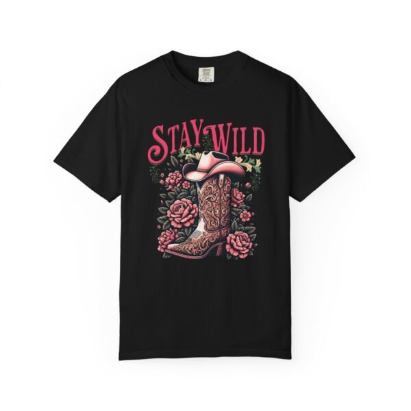 Stay Wild Cowgirl Unisex Garment-Dyed T-shirt, Comfort Colors Tee, Western Style Shirt, Boho Graphic Top, Rodeo Apparel - Image 53