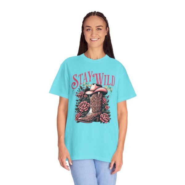 Stay Wild Cowgirl Unisex Garment-Dyed T-shirt, Comfort Colors Tee, Western Style Shirt, Boho Graphic Top, Rodeo Apparel - Image 51