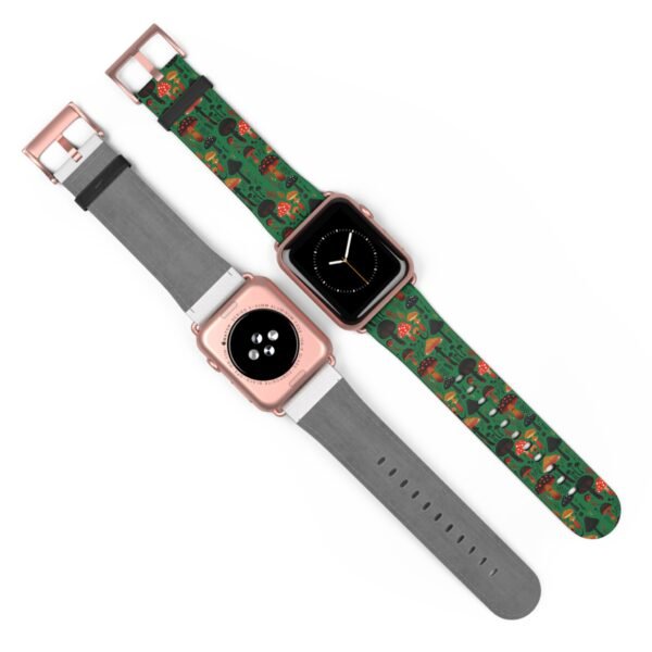 Mushroom Pattern Watch Band, Cottage Core Apple watch Band - Image 31