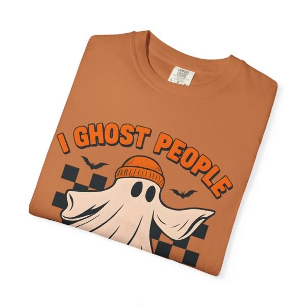 Ghost All Year Round Halloween Comfort Colors Unisex Tshirt, Scary Halloween Tee, Spooky Shirt, Funny Ghost Shirt, Halloween Costume Tee, - Image 15