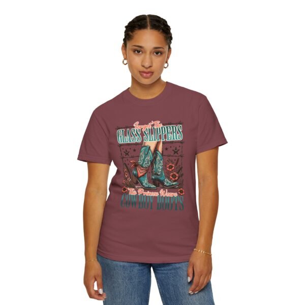 Princess Wears Cowboy Boots Unisex T-Shirt, Forget Glass Slippers Tee, Comfort Colors Shirt, Western Princess Top, Gift for Cowgirl - Image 87
