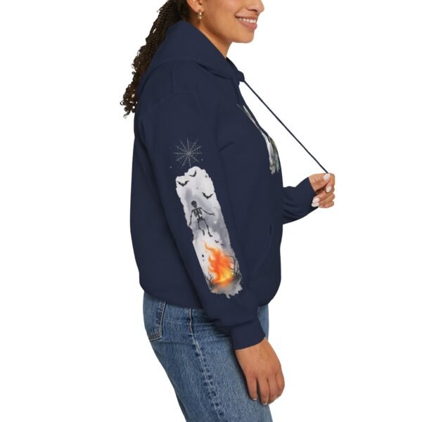 Halloween Spooky Scene Hoodie, Scary Gildan Sweatshirt, Halloween Print, Unisex Cozy Hoodie, Spooky Sweatshirt - Image 69