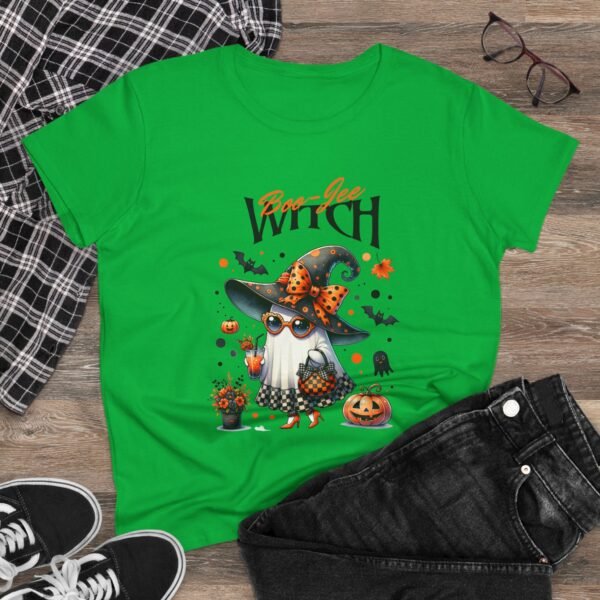 Witchy Tee, Halloween Women's T-Shirt, Boo-Jee Gildan Top, Wiccan Shirt, Pagan Clothing, Spooky Graphic Tee - Image 9