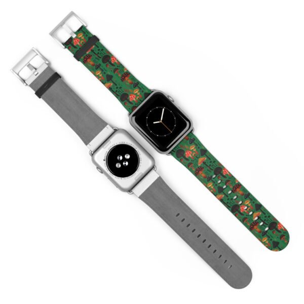 Mushroom Pattern Watch Band, Cottage Core Apple watch Band - Image 15