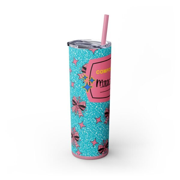 Blue Composition Book Tumbler, Teacher Gift, Back to School, Personalizable - Image 12