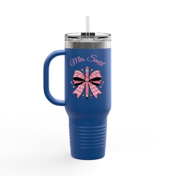 Personalized Teacher Tumbler, Insulated Travel Mug for Teachers - Image 5