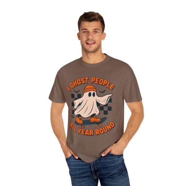 Ghost All Year Round Halloween Comfort Colors Unisex Tshirt, Scary Halloween Tee, Spooky Shirt, Funny Ghost Shirt, Halloween Costume Tee, - Image 20