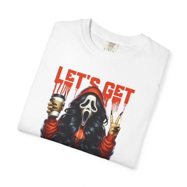Let's Get Spooky Halloween Girl Comfort Colors T-Shirt, Coffee Lover Tee, Unisex Garment-Dyed Shirt - Image 8