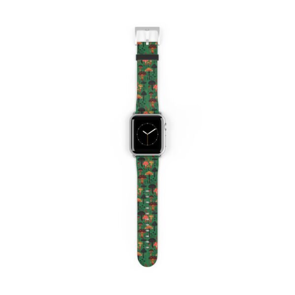 Mushroom Pattern Watch Band, Cottage Core Apple watch Band - Image 9