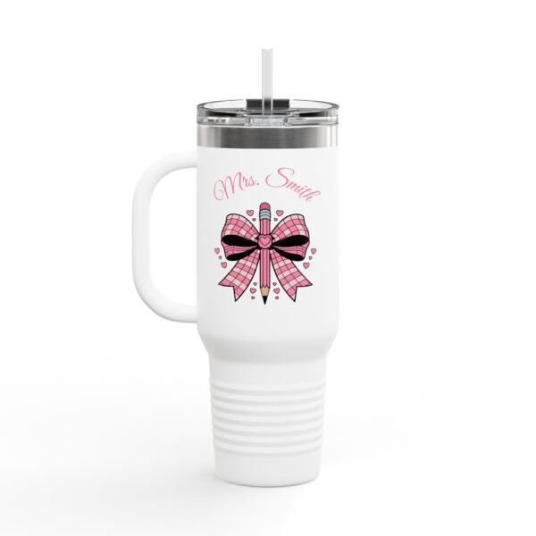 Personalized Teacher Tumbler, Insulated Travel Mug for Teachers - Image 9