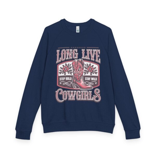 Cowgirl French Terry Raglan Crewneck Sweatshirt Long Live Design, Ranch Western Wear, Rodeo Apparel, Country Girl Shirt Gift, Cowgirl - Image 18