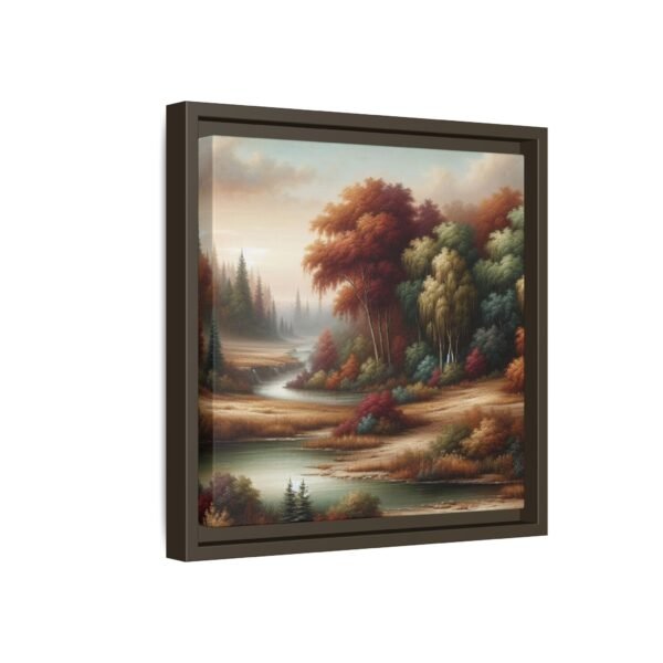 Canvas Wall Art, Beautiful Autumn Stream, Nature Landscape Decor, Framed Print, Multi-color Painting, Home Decor - Image 102