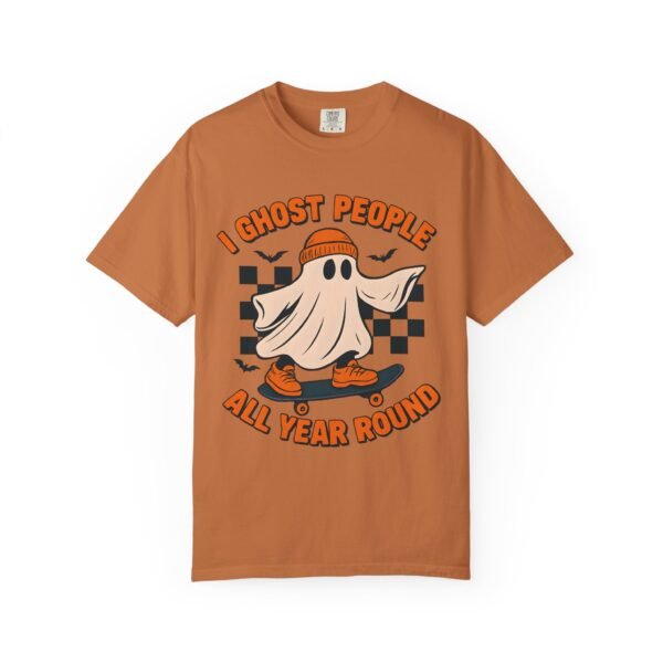 Ghost All Year Round Halloween Comfort Colors Unisex Tshirt, Scary Halloween Tee, Spooky Shirt, Funny Ghost Shirt, Halloween Costume Tee, - Image 13