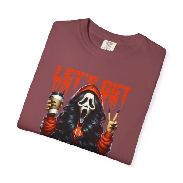 Let's Get Spooky Halloween Girl Comfort Colors T-Shirt, Coffee Lover Tee, Unisex Garment-Dyed Shirt - Image 74