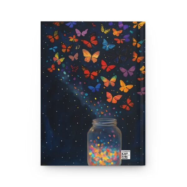 Butterfly Release Hardcover Journal Matte - Girls' Writing Diary, Colorful Butterflies Notebook, Nature Lover Gift, Earth Day Stationery, - Image 2