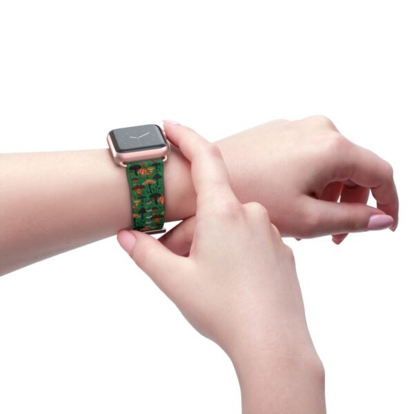 Mushroom Pattern Watch Band, Cottage Core Apple watch Band - Image 24