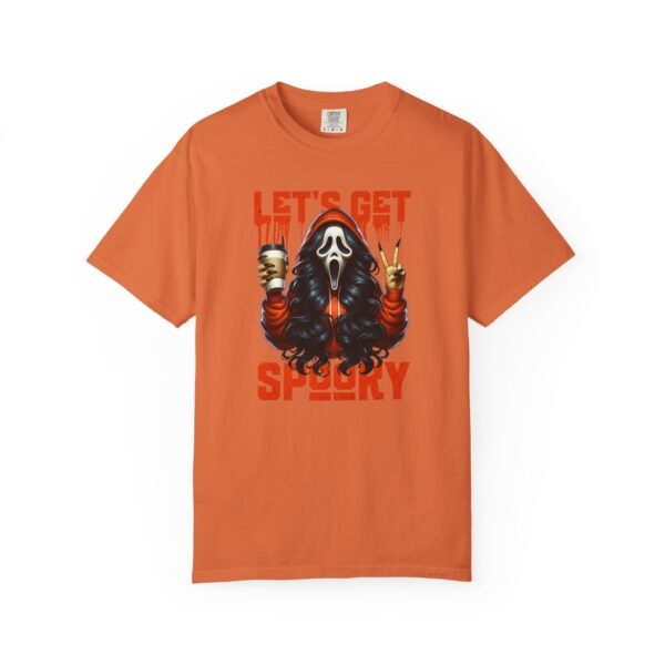 Let's Get Spooky Halloween Girl Comfort Colors T-Shirt, Coffee Lover Tee, Unisex Garment-Dyed Shirt - Image 12