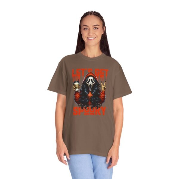 Let's Get Spooky Halloween Girl Comfort Colors T-Shirt, Coffee Lover Tee, Unisex Garment-Dyed Shirt - Image 21