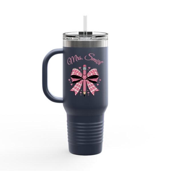 Personalized Teacher Tumbler, Insulated Travel Mug for Teachers - Image 29