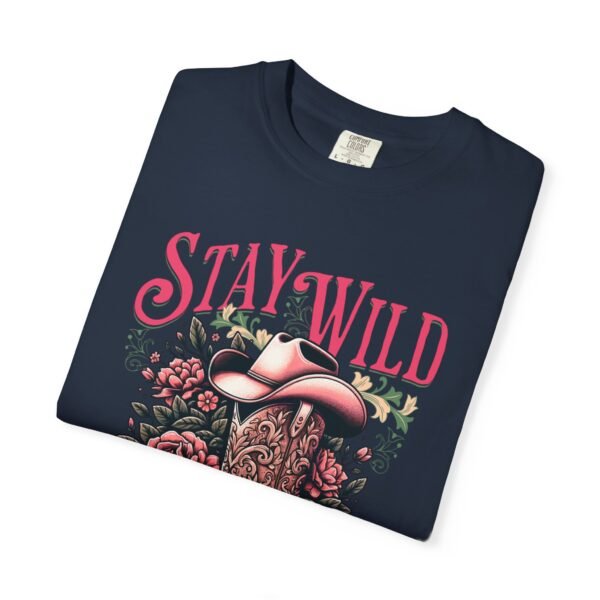 Stay Wild Cowgirl Unisex Garment-Dyed T-shirt, Comfort Colors Tee, Western Style Shirt, Boho Graphic Top, Rodeo Apparel - Image 61