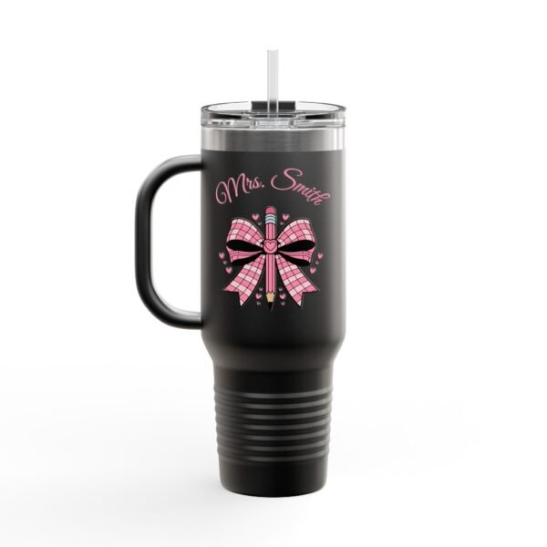 Personalized Teacher Tumbler, Insulated Travel Mug for Teachers - Image 14