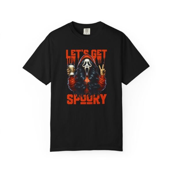 Let's Get Spooky Halloween Girl Comfort Colors T-Shirt, Coffee Lover Tee, Unisex Garment-Dyed Shirt - Image 54