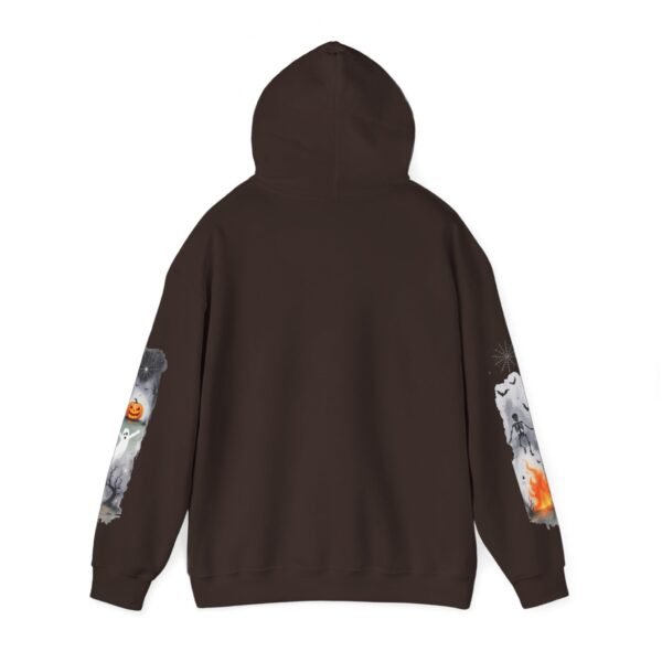 Halloween Spooky Scene Hoodie, Scary Gildan Sweatshirt, Halloween Print, Unisex Cozy Hoodie, Spooky Sweatshirt - Image 27