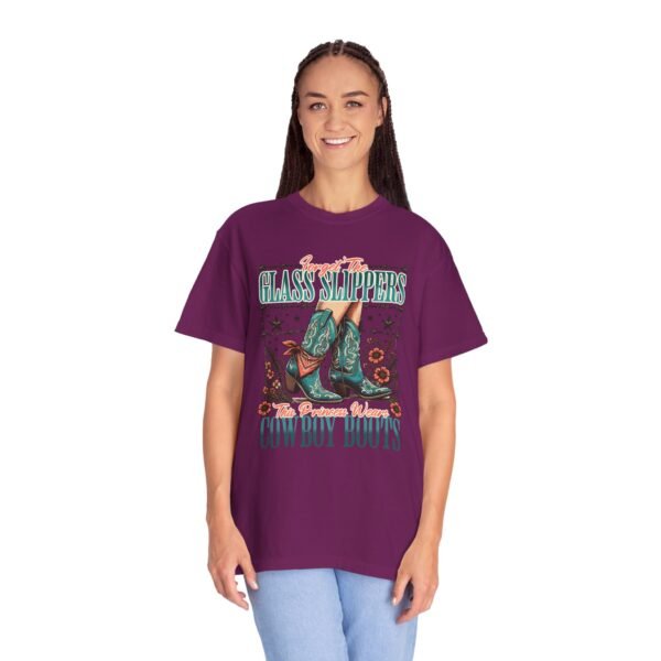 Princess Wears Cowboy Boots Unisex T-Shirt, Forget Glass Slippers Tee, Comfort Colors Shirt, Western Princess Top, Gift for Cowgirl - Image 93
