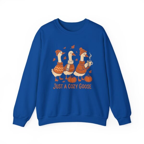 Cozy Goose Unisex Sweatshirt, Funny Bird Crewneck Jumper, Soft Gildan Pullover, Comfortable Animal Top, Chilly Weather Sweater - Image 41
