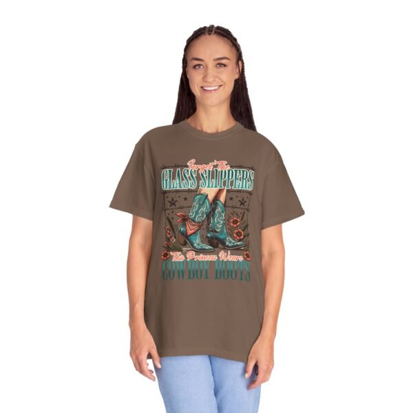 Princess Wears Cowboy Boots Unisex T-Shirt, Forget Glass Slippers Tee, Comfort Colors Shirt, Western Princess Top, Gift for Cowgirl - Image 23