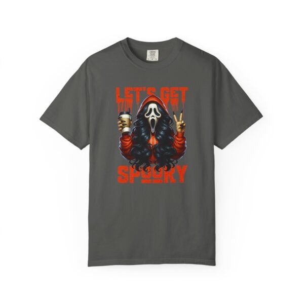 Let's Get Spooky Halloween Girl Comfort Colors T-Shirt, Coffee Lover Tee, Unisex Garment-Dyed Shirt - Image 24