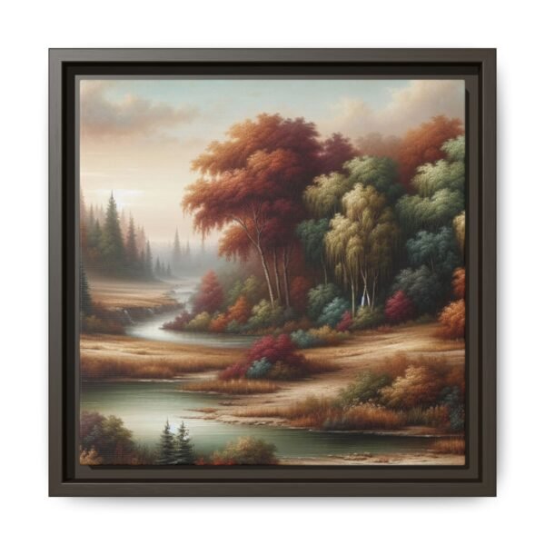 Canvas Wall Art, Beautiful Autumn Stream, Nature Landscape Decor, Framed Print, Multi-color Painting, Home Decor - Image 101