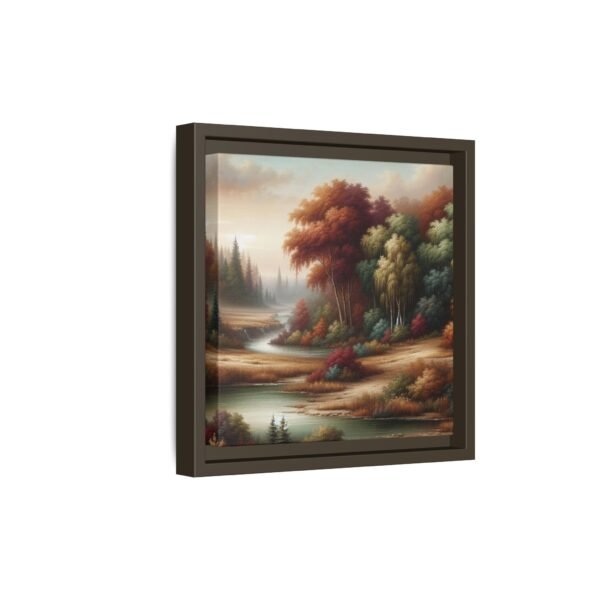 Canvas Wall Art, Beautiful Autumn Stream, Nature Landscape Decor, Framed Print, Multi-color Painting, Home Decor - Image 90