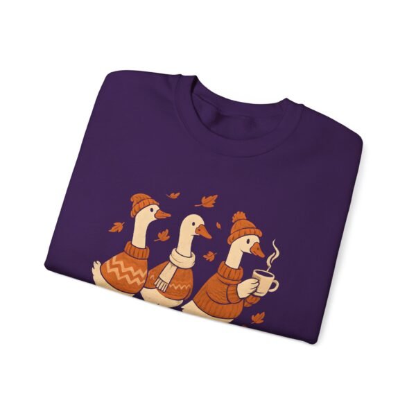 Cozy Goose Unisex Sweatshirt, Funny Bird Crewneck Jumper, Soft Gildan Pullover, Comfortable Animal Top, Chilly Weather Sweater - Image 55