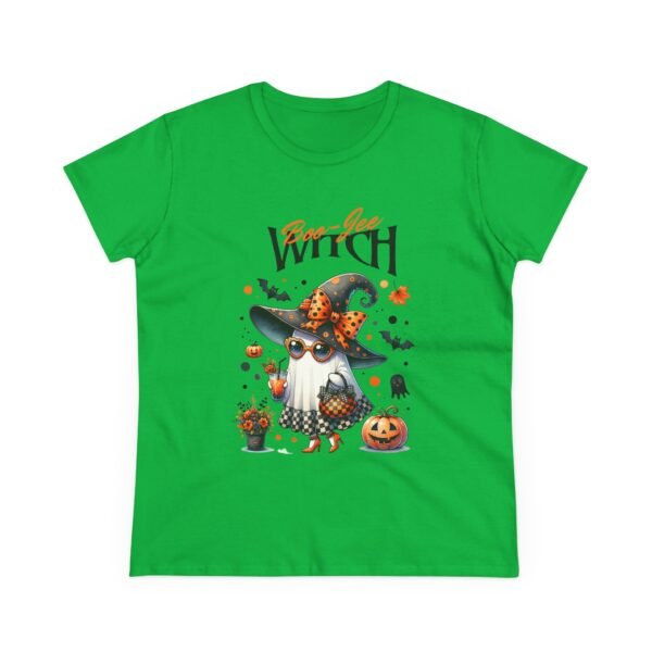Witchy Tee, Halloween Women's T-Shirt, Boo-Jee Gildan Top, Wiccan Shirt, Pagan Clothing, Spooky Graphic Tee - Image 6