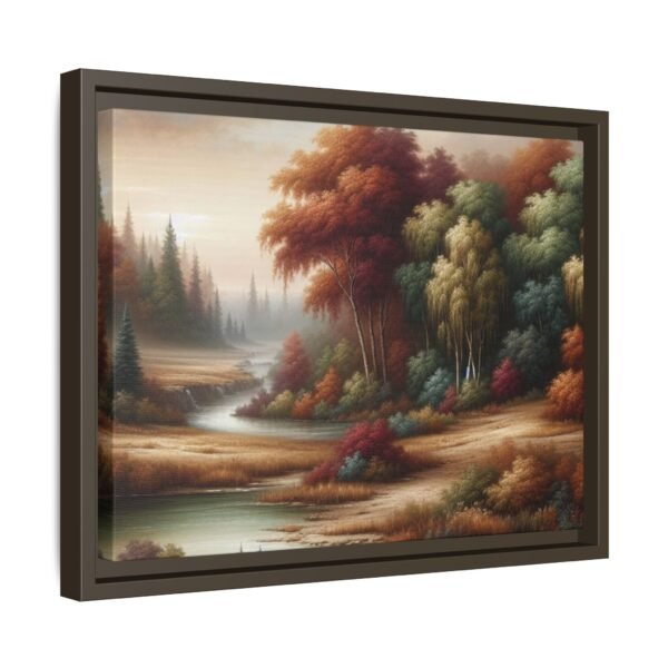 Canvas Wall Art, Beautiful Autumn Stream, Nature Landscape Decor, Framed Print, Multi-color Painting, Home Decor - Image 34