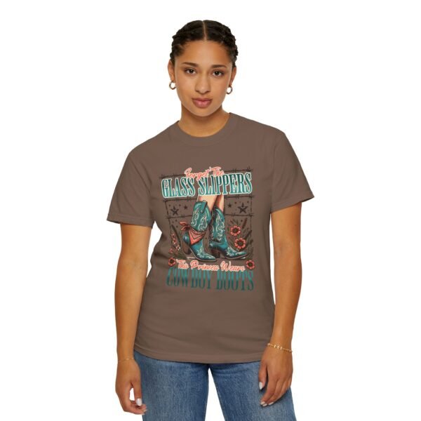 Princess Wears Cowboy Boots Unisex T-Shirt, Forget Glass Slippers Tee, Comfort Colors Shirt, Western Princess Top, Gift for Cowgirl - Image 24