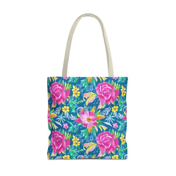 Floral Tote Bag, Colorful Flower Canvas Shopping Bag, Botanical Print Beach Tote, Reusable Grocery Bag, Gift for Garden Lovers - Image 43