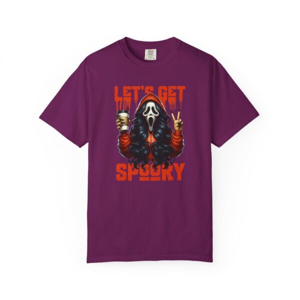 Let's Get Spooky Halloween Girl Comfort Colors T-Shirt, Coffee Lover Tee, Unisex Garment-Dyed Shirt - Image 78