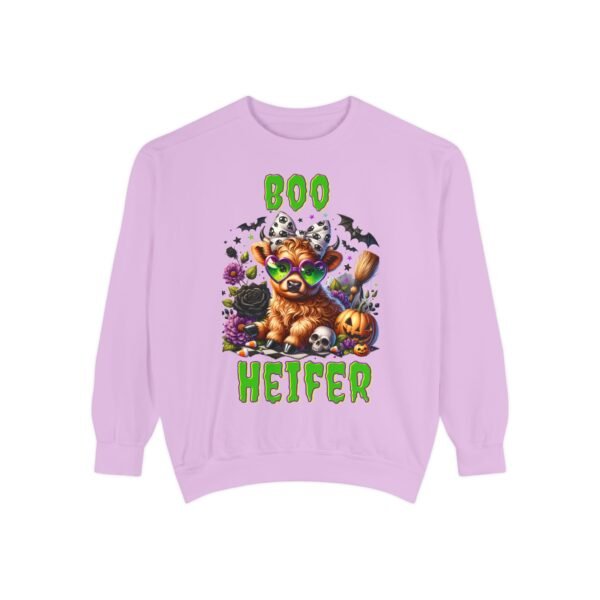 Highland Cow Halloween Sweatshirt, Boo Heifer Comfort Colors sweatshirt - Image 47