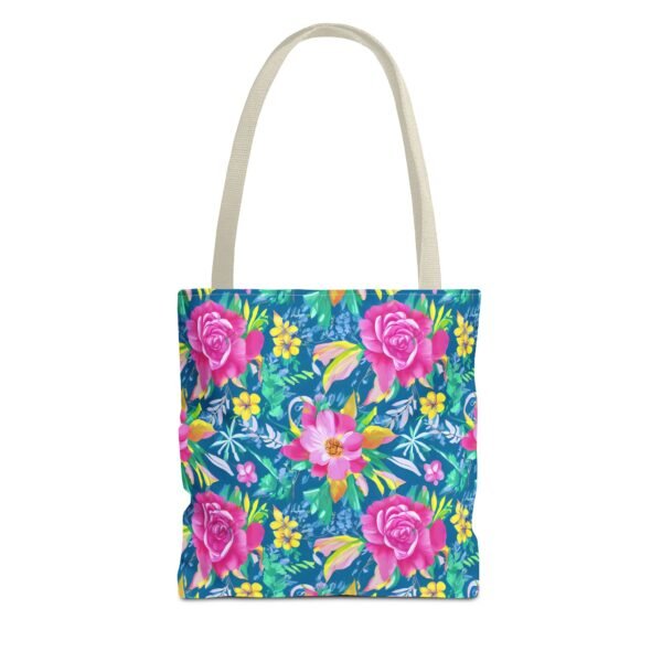 Floral Tote Bag, Colorful Flower Canvas Shopping Bag, Botanical Print Beach Tote, Reusable Grocery Bag, Gift for Garden Lovers - Image 32