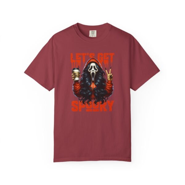 Let's Get Spooky Halloween Girl Comfort Colors T-Shirt, Coffee Lover Tee, Unisex Garment-Dyed Shirt - Image 84