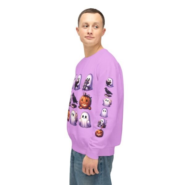 Ghost, Cats and Raven Edgar Allen Poe Halloween Sweatshirt, Spooky Book Lover Gift, Comfort Colors Crewneck - Image 78