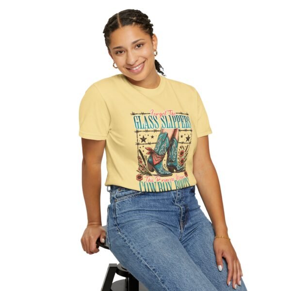 Princess Wears Cowboy Boots Unisex T-Shirt, Forget Glass Slippers Tee, Comfort Colors Shirt, Western Princess Top, Gift for Cowgirl - Image 32