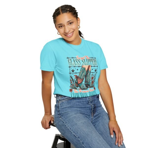 Princess Wears Cowboy Boots Unisex T-Shirt, Forget Glass Slippers Tee, Comfort Colors Shirt, Western Princess Top, Gift for Cowgirl - Image 46